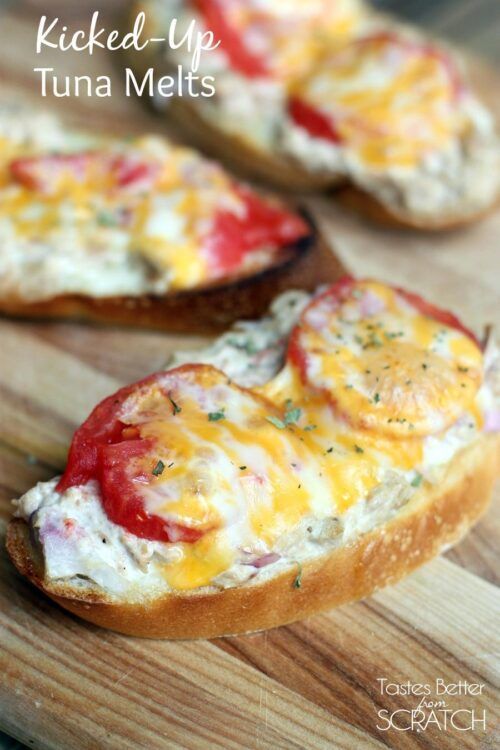 Kicked-Up Tuna Melts by Tastes Better From Scratch (Featured on The Weary Chef)