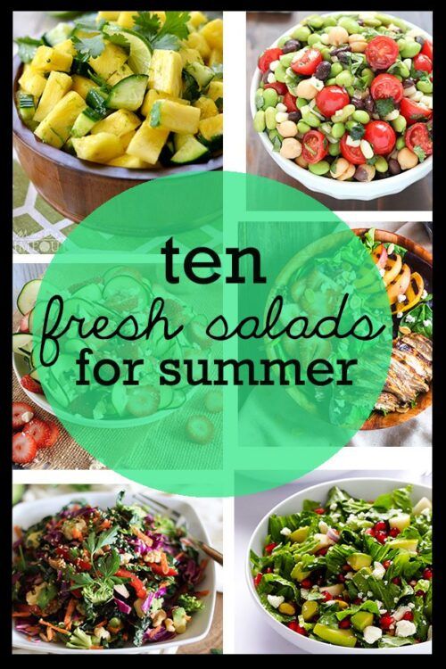 Dive into these colorful and delicious salads for summer!