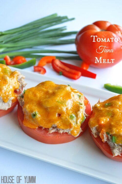 Tomato Tuna Melt by House of Yumm (featured on The Weary Chef)