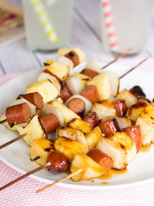 Hawaiian Hot Dog Kebabs are really easy to make, and they taste irresistible!