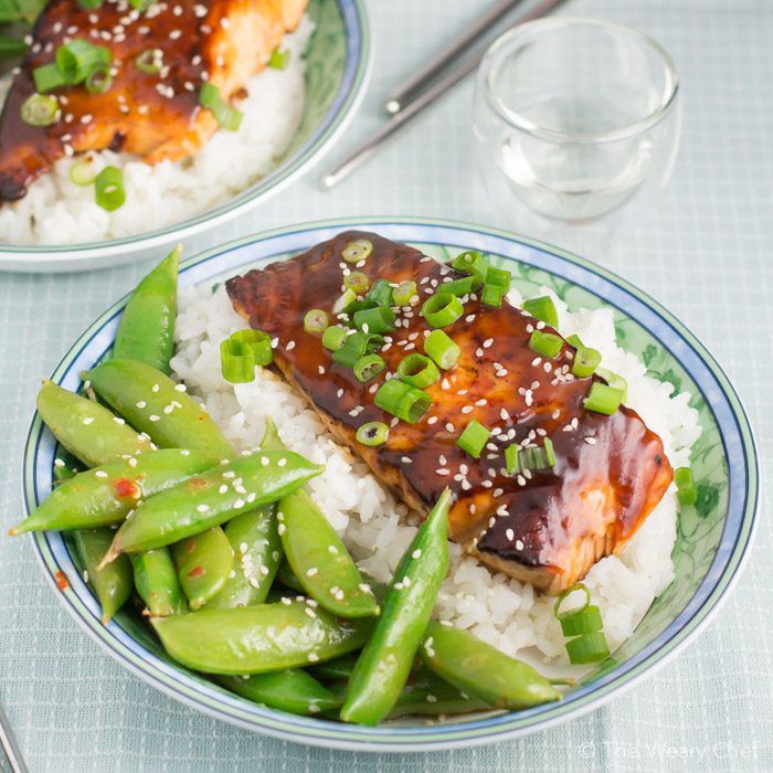 This quick and easy salmon teriyaki recipe tastes like it came from your favorite Japanese restaurant!