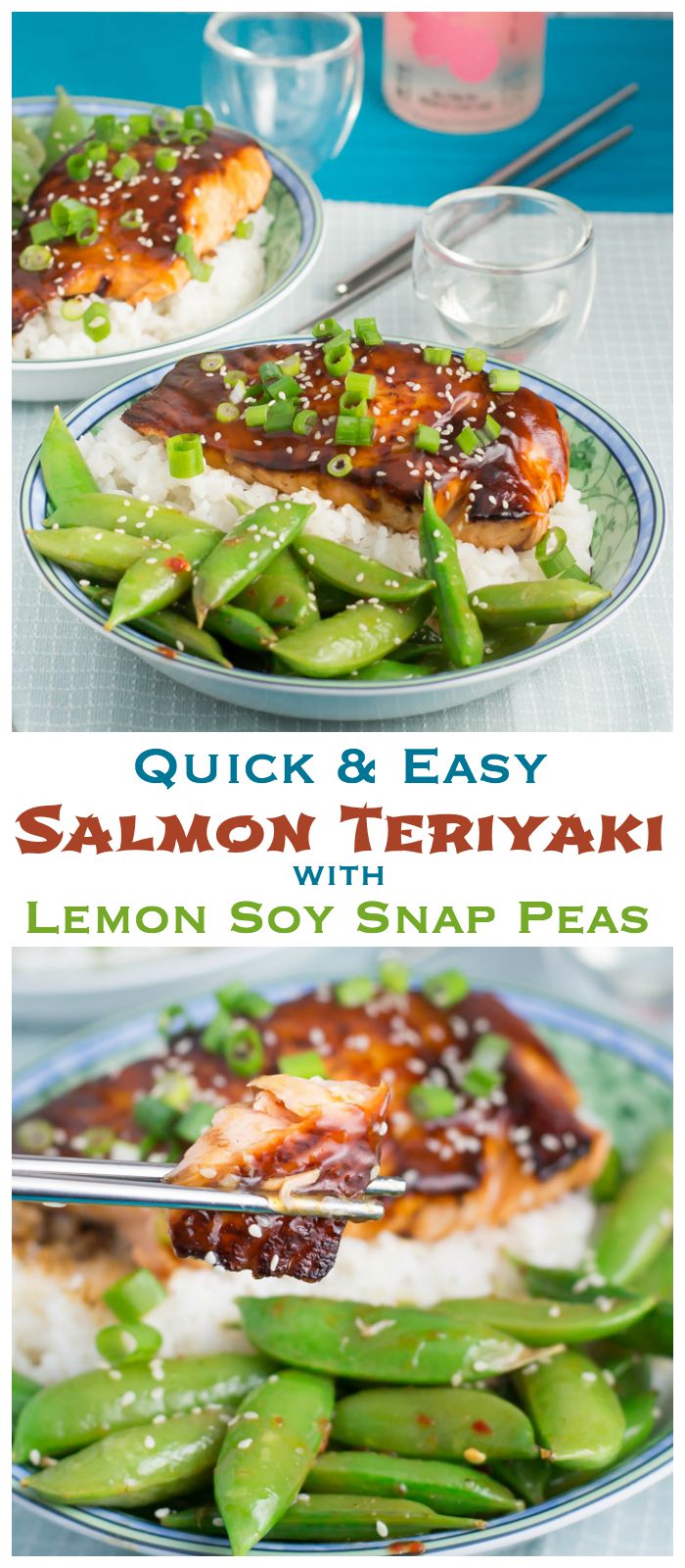 This quick and easy teriyaki salmon recipe tastes like it came from your favorite Japanese restaurant!