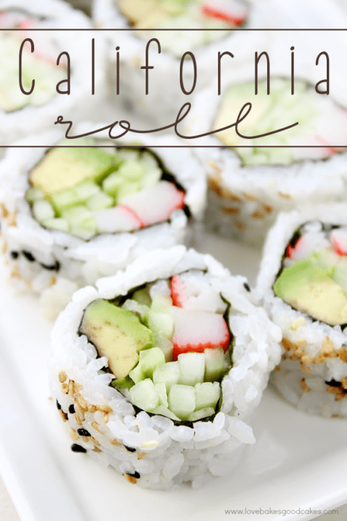 California Roll by Love Bakes Good Cakes 