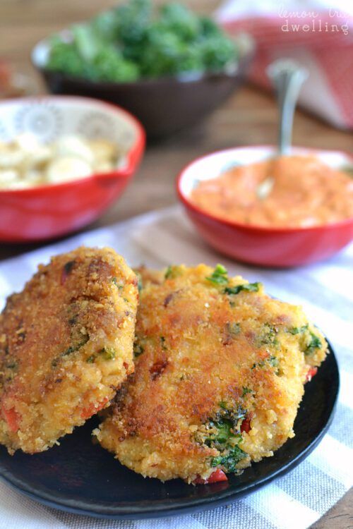 Easy Chicken Crab Cakes  by Lemon Tree Dwelling 