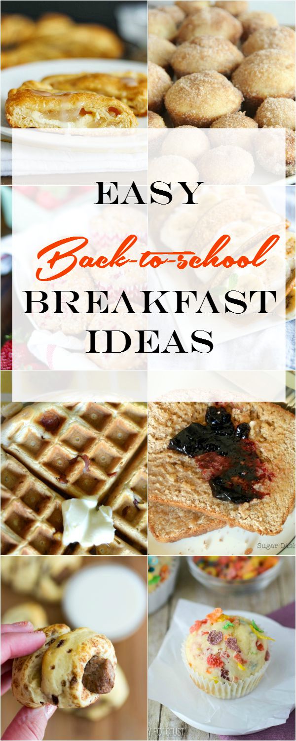 easy things to make for breakfast before school