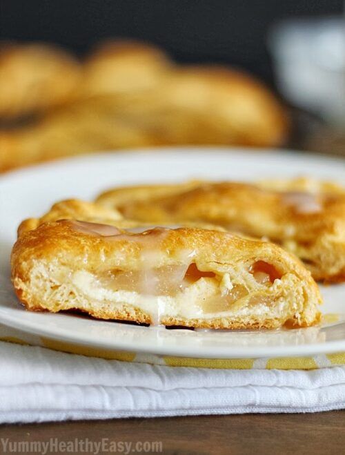 Apple Cream Cheese Breakfast Pastry by Yummy Healthy Easy