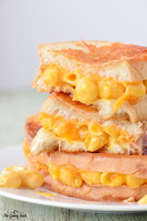 Grilled Macaroni and Cheese Sandwich by The Gunny Sack