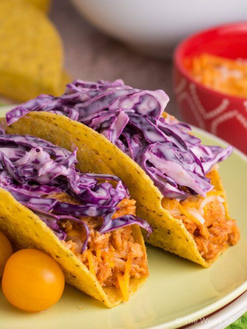 You won't believe how easy it is to make these fun BBQ Chicken Tacos! Your family will love this dinner!