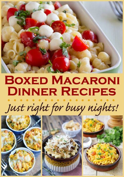 Fun and Creative Boxed Macaroni and Cheese Dinner Recipes!