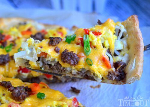 Skinny Breakfast Pizza by Mom on Timeout (featured on The Weary Chef)