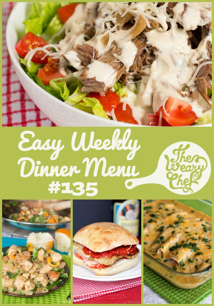 Weekly Dinner Menu #135: Cajun Flavors, Hearty Salads, and More!