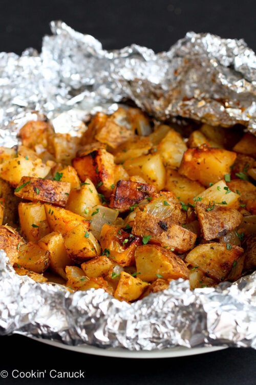 Grilled Potatoes with Rosemary and Smoked Paprika by The Cookin' Canuck