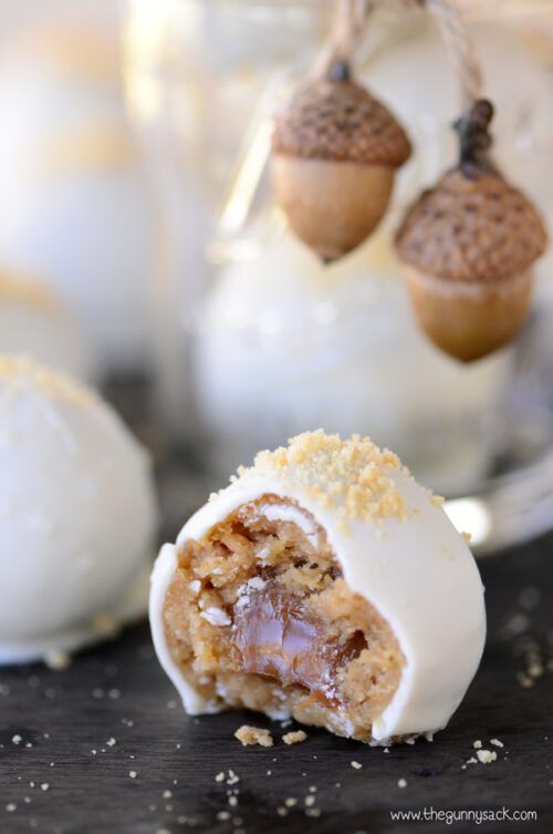 Caramel Apple Truffles - The Gunny Sack