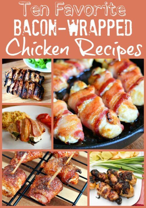 Get ready for a treat with these savory bacon-wrapped chicken recipes!