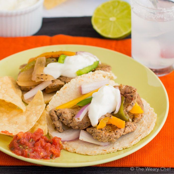 Imagine a fast, delicious, family-friendly dinner, and these easy pork fajitas will surely come to mind!