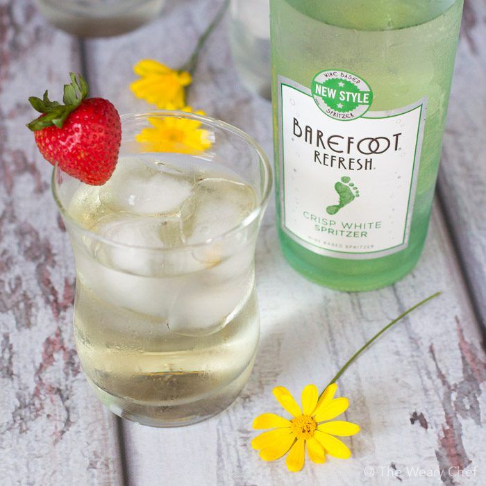 Kick back this weekend with a cool, crisp glass of Barefoot Refresh!