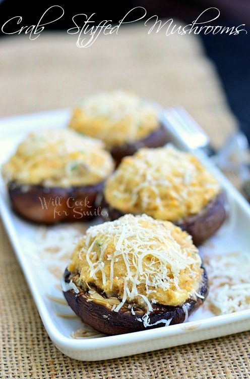 Crab Stuffed Mushrooms by Will Cook for Smiles