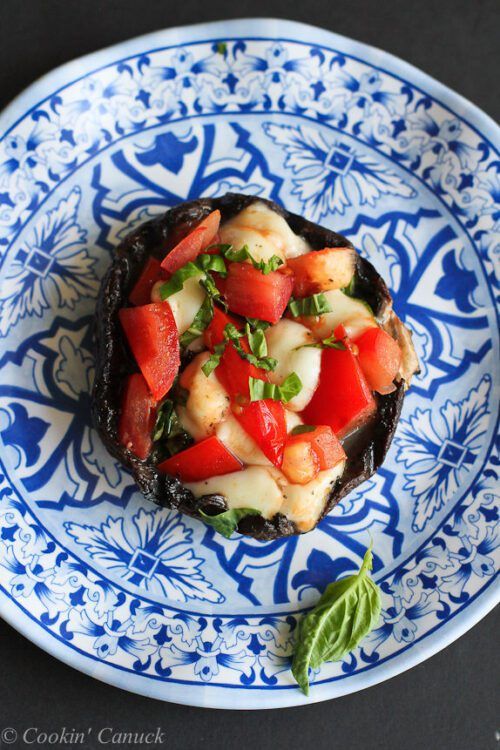 Grilled Caprese Stuffed Portabella Mushrooms by Cookin' Canuck