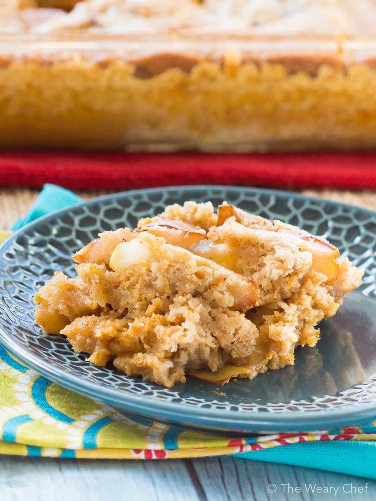 All the best of pumpkin pie and pear cobbler baked into one tasty dessert!