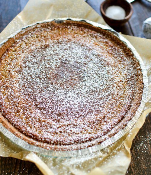 Buttermilk Pie with Citrus Graham Cracker Crust