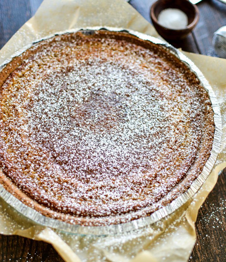 Buttermilk Pie with Citrus Graham Cracker Crust