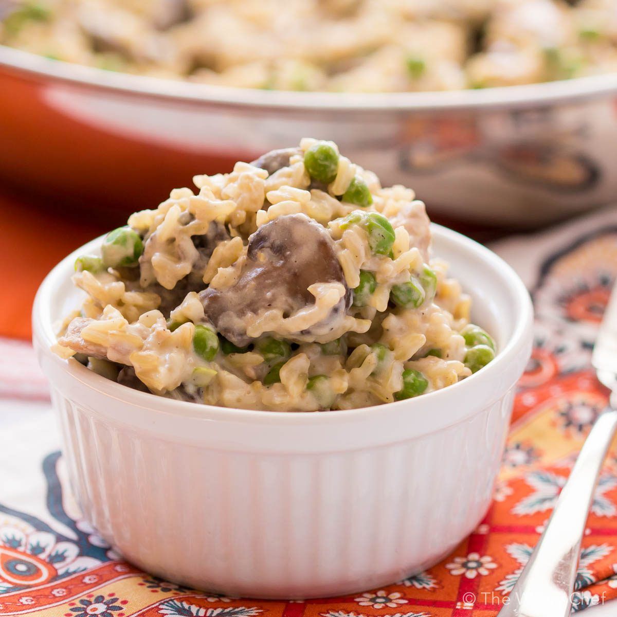 Sour Cream Chicken And Mushroom Rice Skillet The Weary Chef