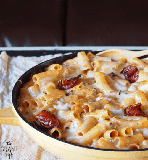 Roasted Tomato Skillet Pasta by The Grant Life