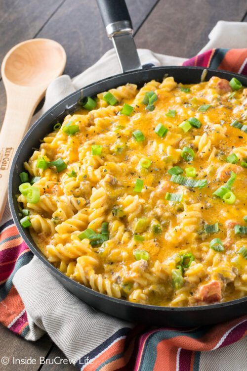 Sausage Supreme Pasta Skillet by Inside BruCrew Life