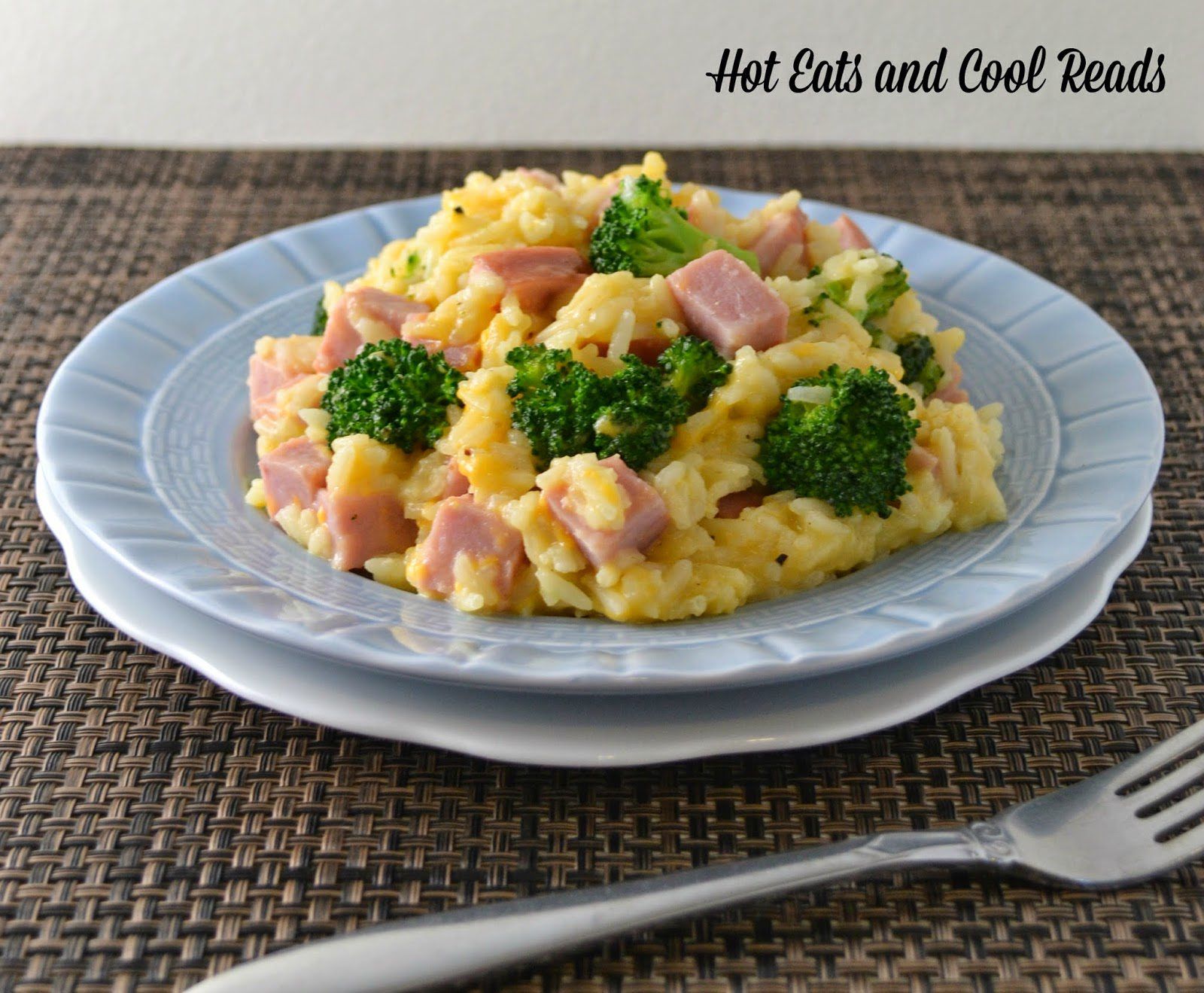 Cheesy Ham and Broccoli Rice Skillet and Recipe by Hot Eats and Cool Reads