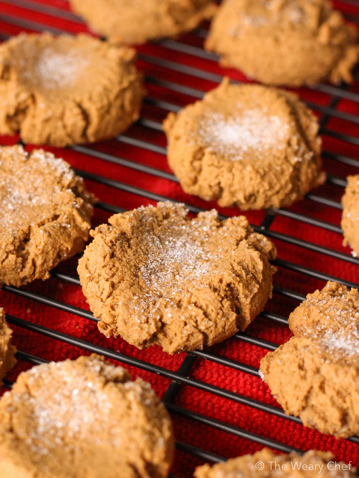 These soft molasses cookies are especially easy to make thanks to an ingredient shortcut!