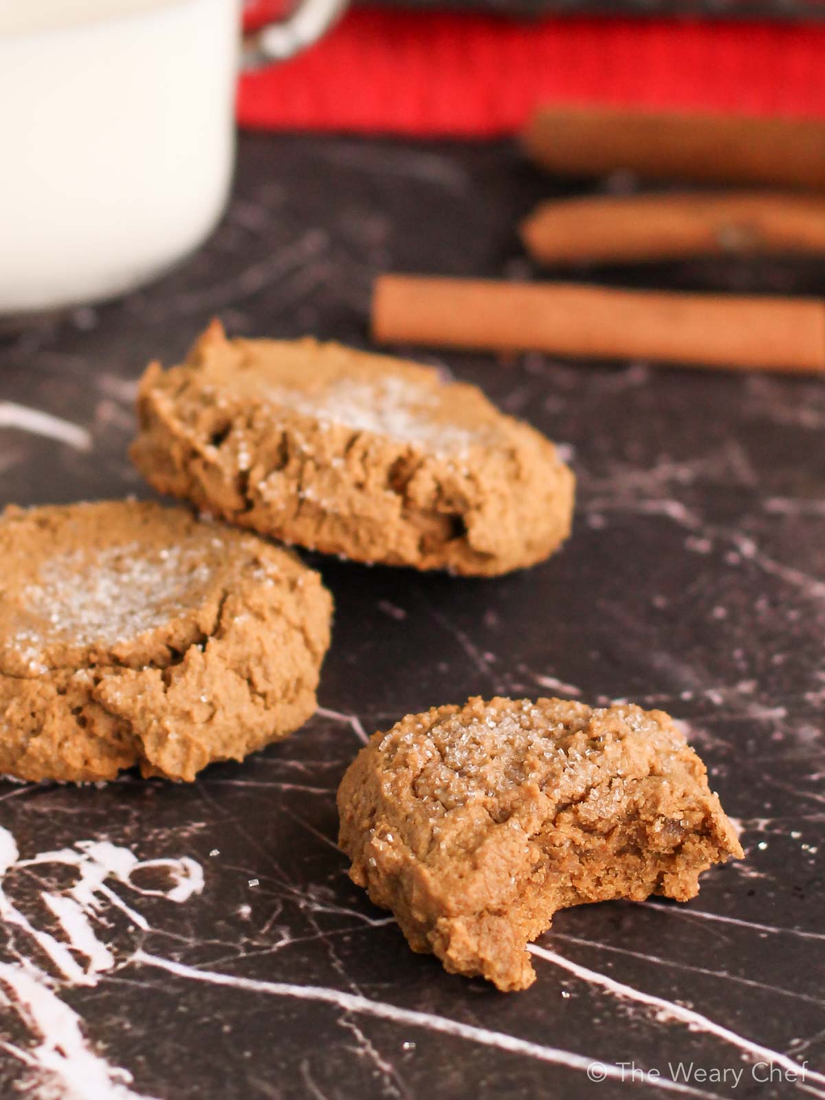 These soft molasses cookies are especially easy to make thanks to an ingredient shortcut!