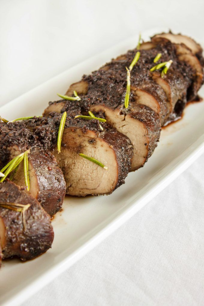 Blueberry Molasses Pork Tenderloin (Baked or Grilled) by The Cookie Writer