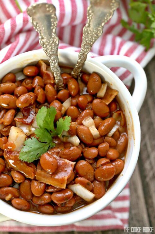 Bourbon Baked Beans by: The Cookie Rookie