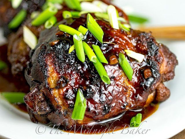 Slow Cooker Chicken Teriyaki by: The Midnight Baker