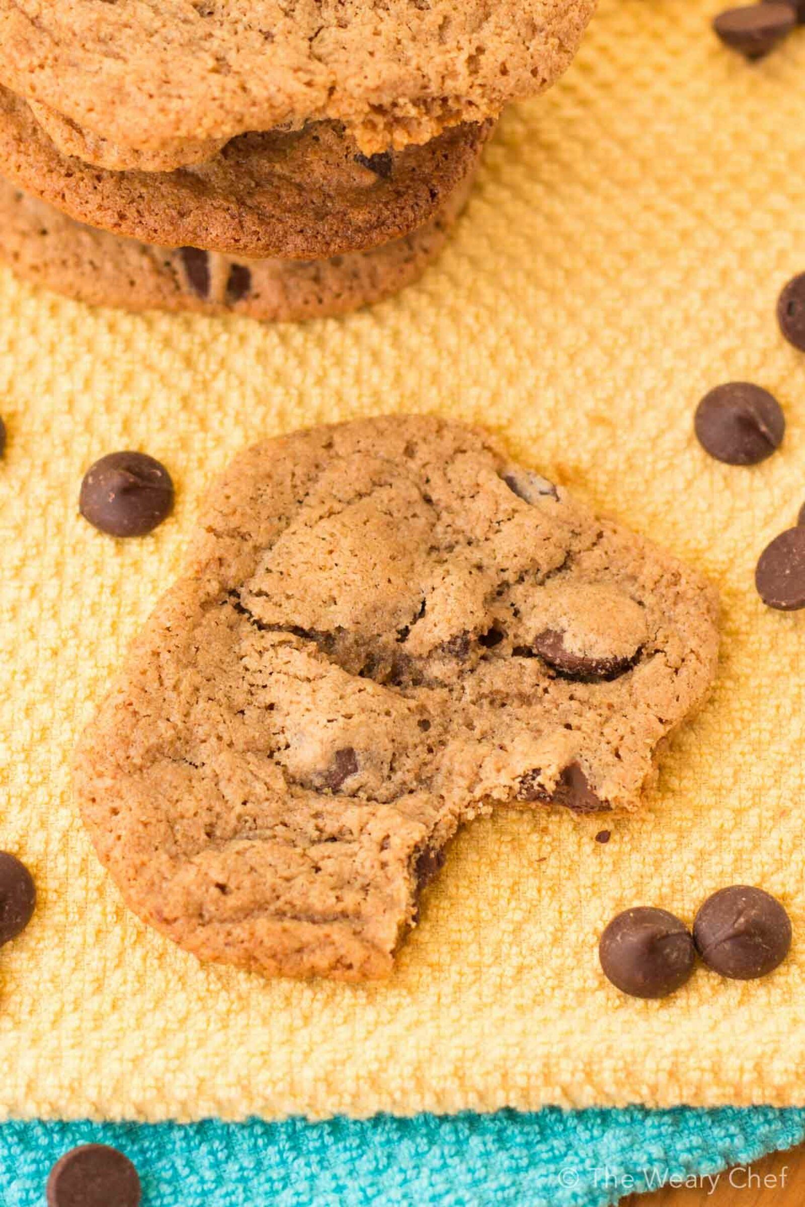 Adding hot chocolate mix to your chocolate chip cookies adds such a nice flavor!