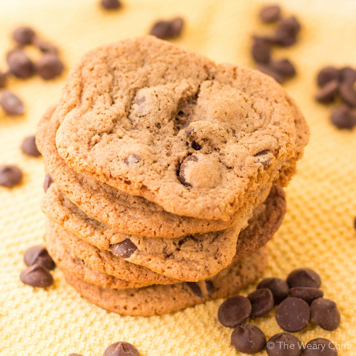 Adding hot chocolate mix to your chocolate chip cookies adds such a nice flavor!