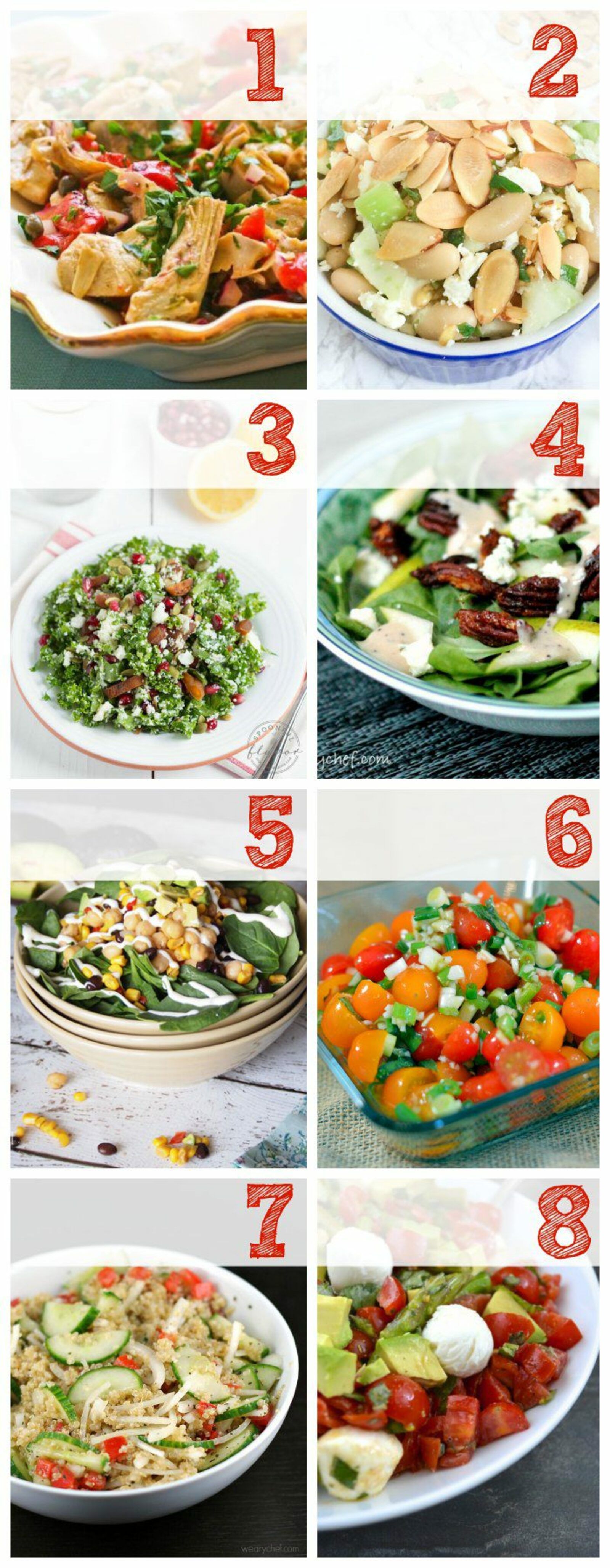 Try these make-ahead salads with a bowl of soup for a wholesome, satisfying lunch!