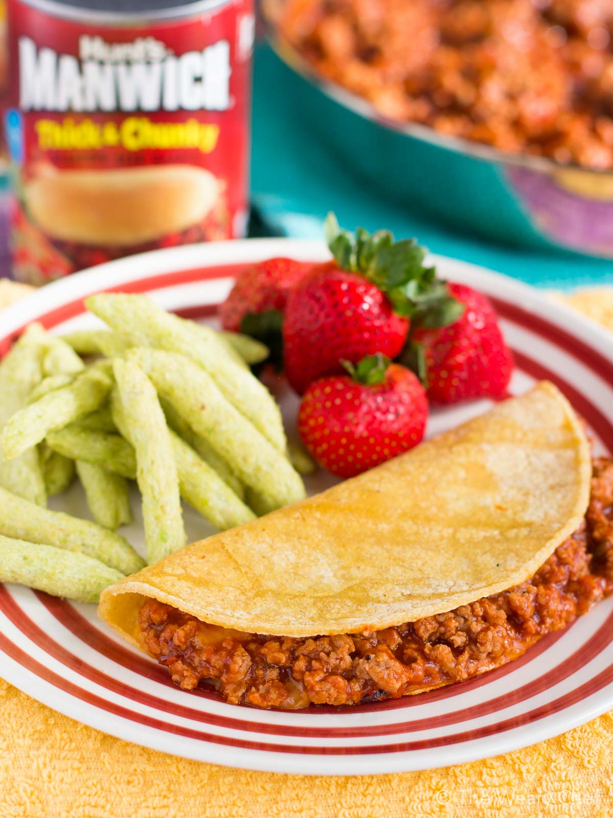 Looking for a fun weeknight dinner idea? Look no further than this easy, filling, and wholesome Sloppy Joe Quesadilla Recipe!