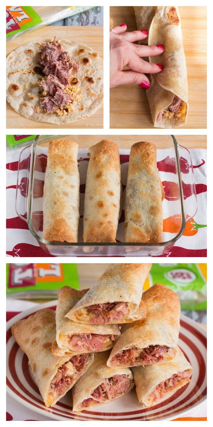 Get ready for a perfect gameday snack or meal with these easy, spicy BBQ Pork Flautas!