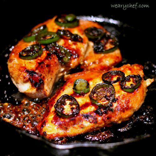 Spicy Molasses Chicken by: The Weary Chef