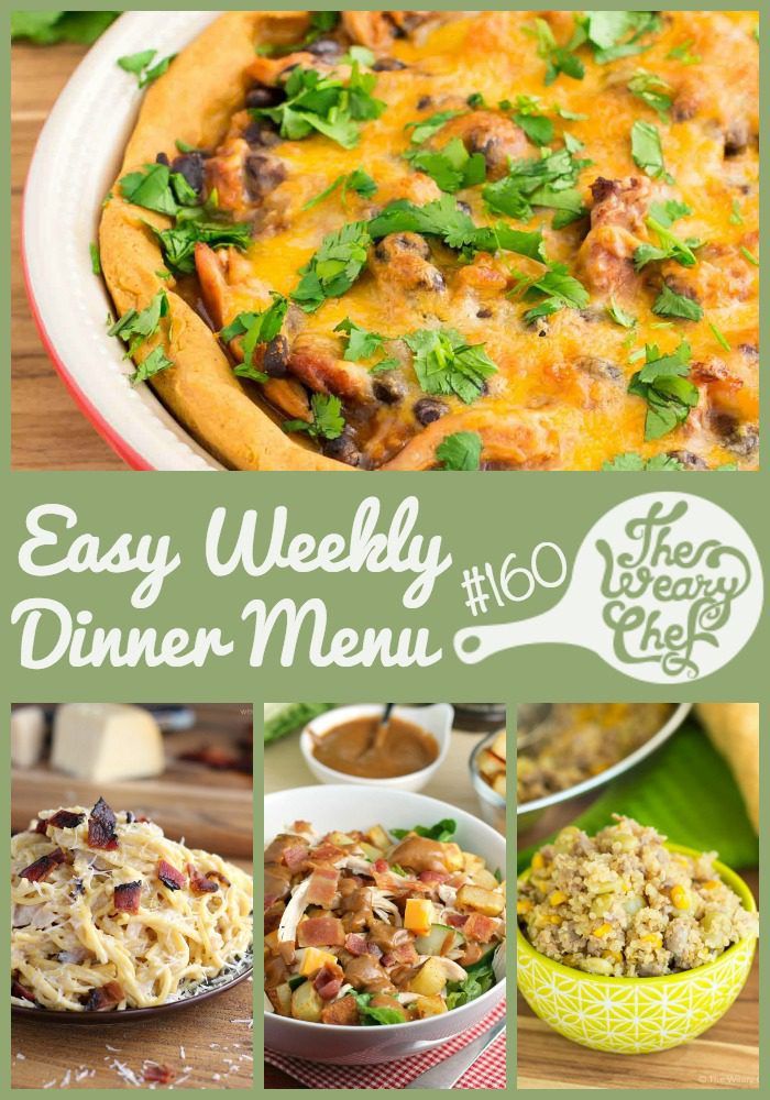 Easy Weekly Dinner Menu #160: Tamale Pie, Succotash, and ...