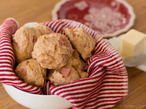 Oatmeal Cheese Biscuits by The Weary Chef