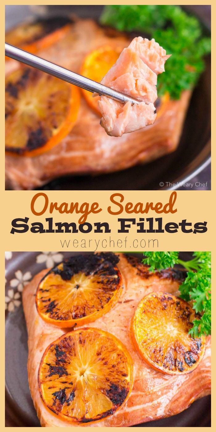 You'll love this seared orange salmon for dinner tonight!