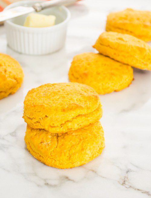 Tender Buttery Sweet Potato Bisuits by Flavor the Moments