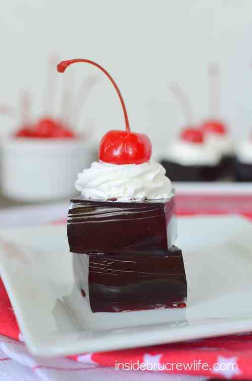 Cherry Dr. Pepper Jello Squares by Inside BruCrew Life