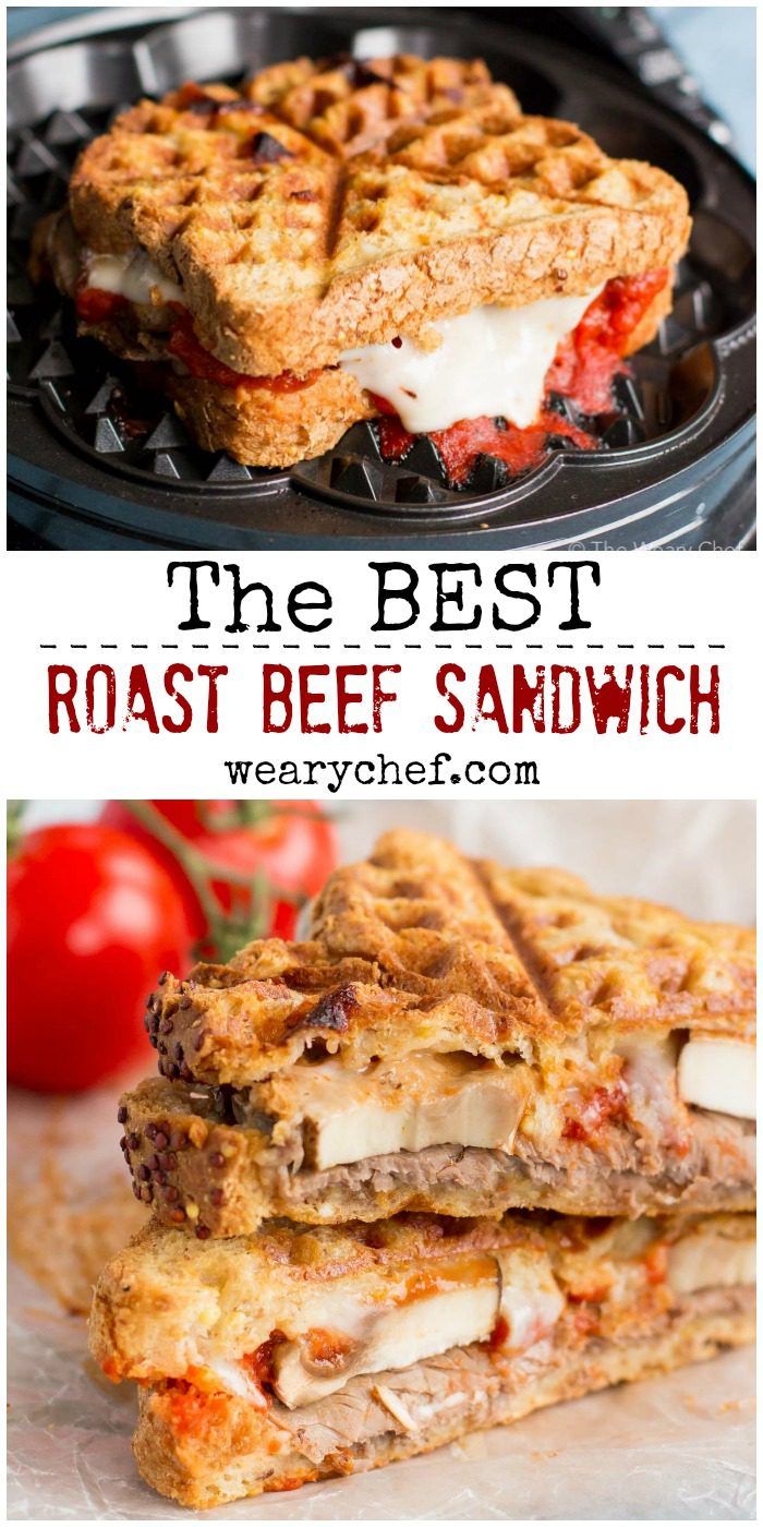 Marinara meets beef in this delicious, easy Roast Beef Sandwich recipe!