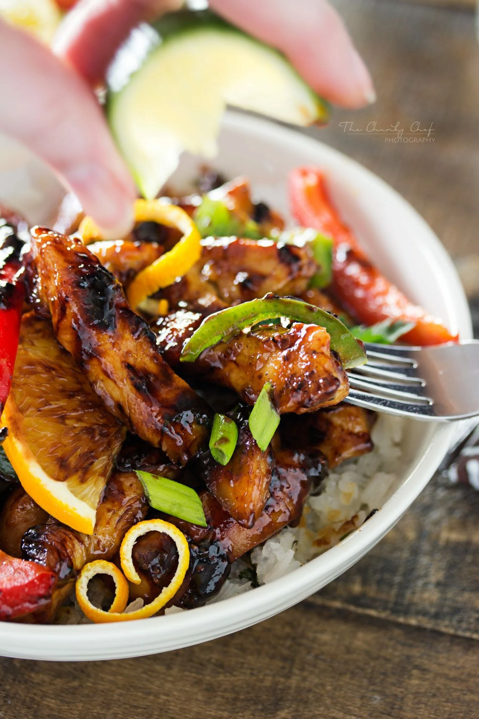 Air Fryer Teriyaki Chicken Bowl - Fork To Spoon