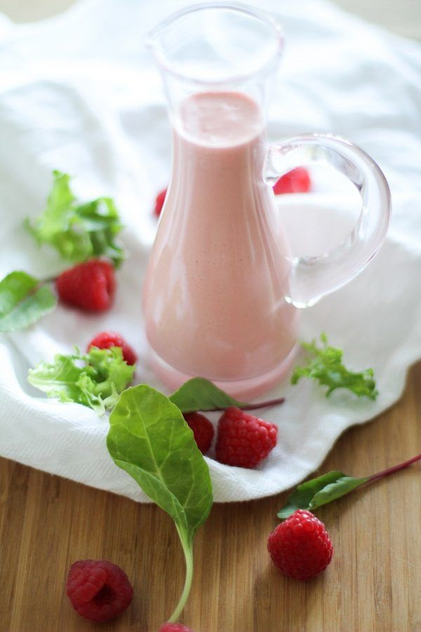 Creamy Raspberry Vinaigrette by The Roasted Root