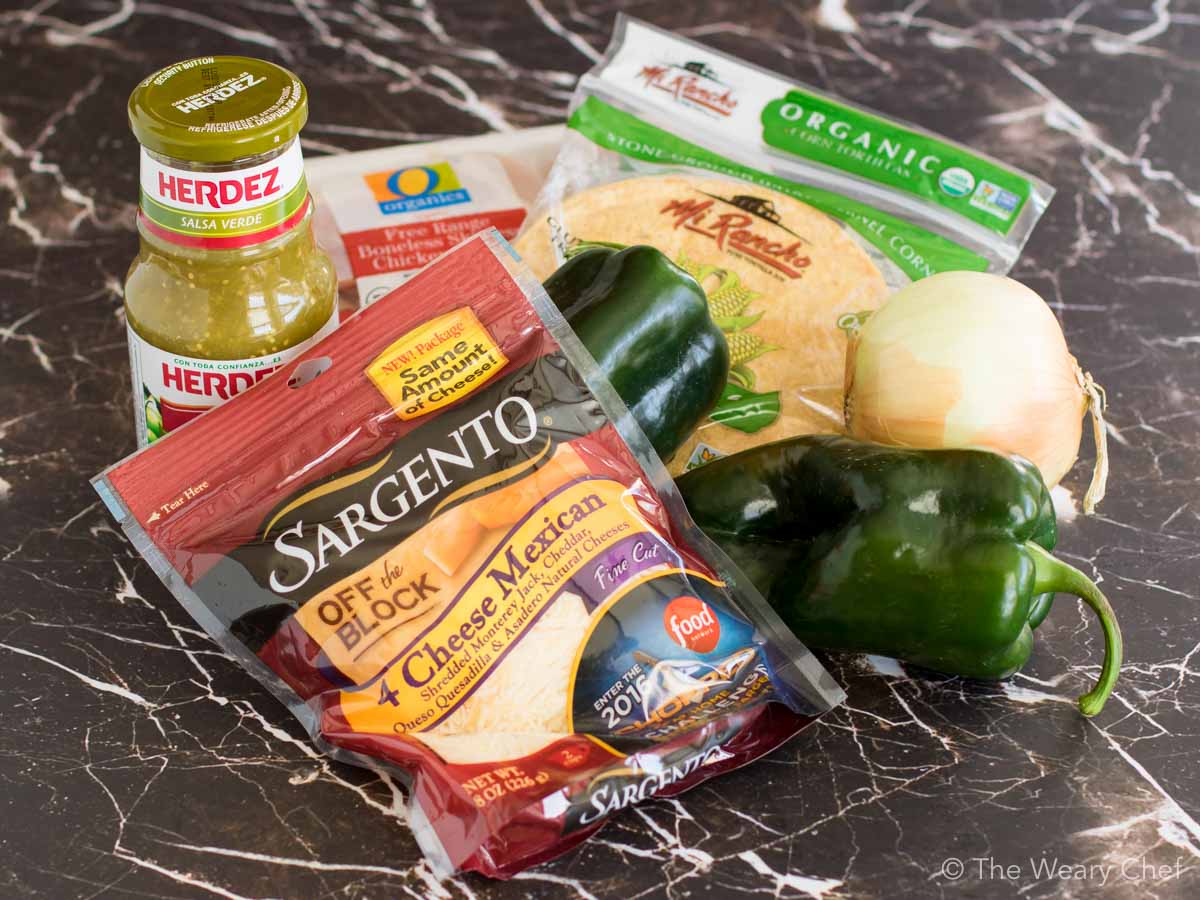 Ingredients for my chile relleno casserole