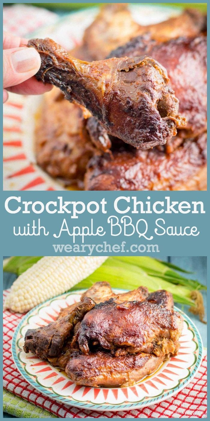 This crockpot BBQ chicken is definitely finger lickin' good (and super easy too)!